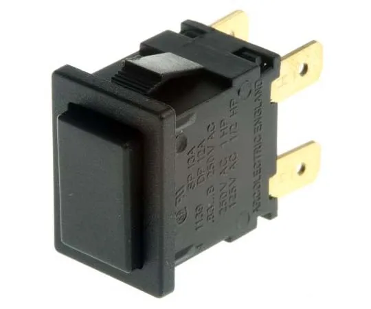63-7798-11　Arcolectric Double Pole Double Throw (DPDT) Latching Miniature Push Button Switch, IP65, 12.9 x 19.8mm, Panel Mount　H8350ABAAAB