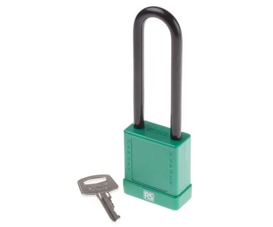 63-8006-88　RS PRO 38mm Aluminium, Steel Key Safety Padlock　805-5499