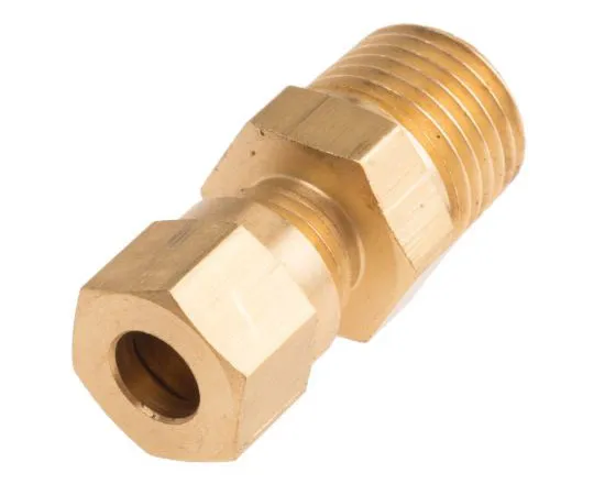 63-8037-36　RS PRO Brass Compression Fitting for *** with Thermocouple With 6mm Probe Diameter, 1/8 BSPT　839-9544