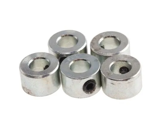 63-8030-32　RS PRO Collar One Piece Screw, Bore 6mm, OD 12mm, W 8mm, Steel　823-6939