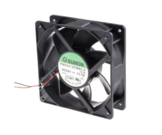 63-7998-21　Sunon PMD Series Axial Fan, 120 x 120 x 38mm, 289m³/h, 13.7W, 24 V dc　PMD2412PMB2-A (2).GN