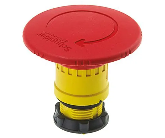 63-7993-48　Schneider Electric Harmony, Red, Twist to Reset 60mm Round Head Emergency Button　ZB5AS864