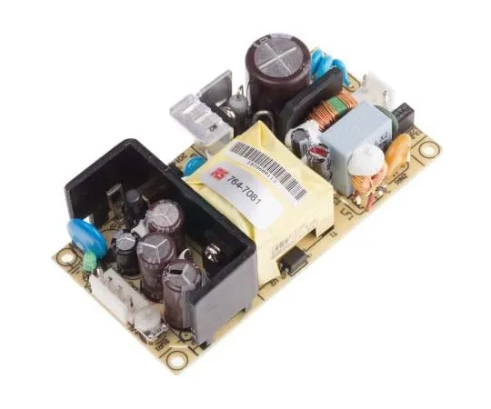 63-7819-39　Mean Well 65W 1 Output Embedded Switch Mode Power Supply SMPS, 1.36A, 48V dc Open Frame　EPS-65-48