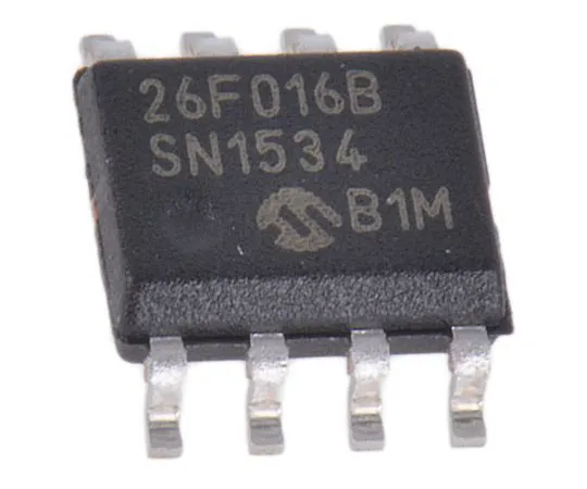 63-8038-36　Microchip SST26VF016B-104I/SN, Quad-SPI 16Mbit Flash Memory, 8-Pin SOIC　SST26VF016B-104I/SN