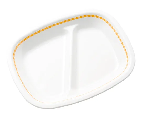 62-2923-87　［Discontinued］Square Partition Dish Crook　KSW-114