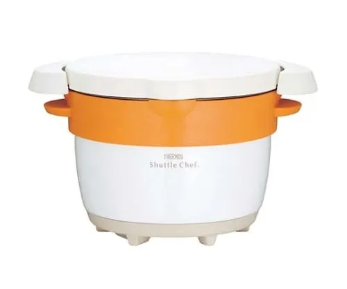 61-6522-67　［Discontinued］Thermos Vacuum Insulating Cooker Shuttle Chef KBB-1600 OR　1157780