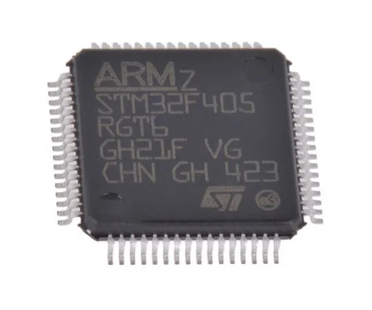63-7990-52　STMicroelectronics, 32bit ARM Cortex M4 Microcontroller, 168MHz, 1.024 MB Flash, 64-Pin LQFP　STM32F405RGT6TR