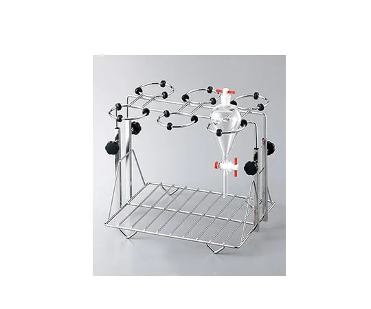 3-6726-01　［Discontinued］Separatory Funnel Holder Stainless Steel Adaptive Container Size 50 - 100mL　FH-50