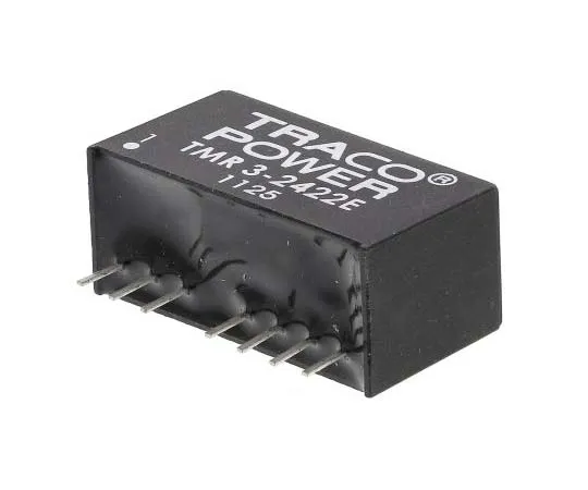 63-7772-91　TRACOPOWER TMR 3E 3W Isolated DC-DC Converter Through Hole, Voltage in 18 → 36 V dc, Voltage out ±12V dc　TMR 3-2422E