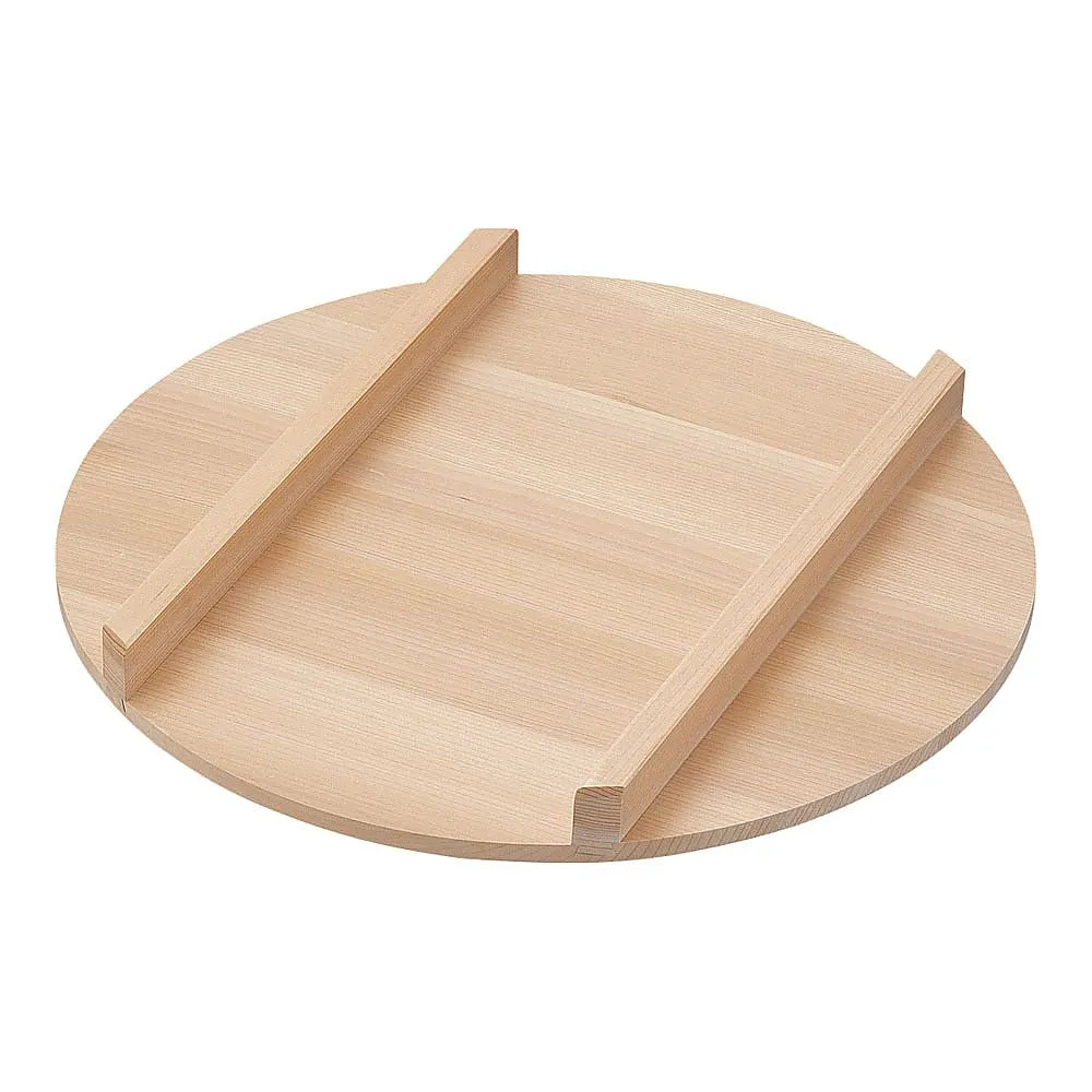 62-6471-98　Wooden Handstand Lid (Sawara Wood) for 42 cm