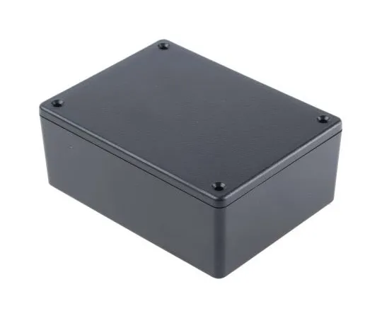 63-8023-45　Hammond 1591, ABS Enclosure, IP54, 112.5 x 84.6 x 41.3mm　1591XXSSBK