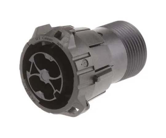 63-7801-81　ITT Cannon APD Series, 2 Pole Din Plug Plug, DIN 72585, 48 V dc IP67　121583-0025