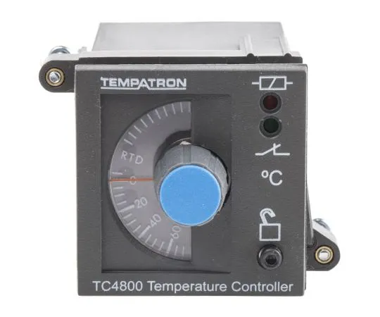 63-8011-31　Tempatron On/Off Temperature Controller, 48 x 48mm, PT100 Input, 110 → 230 V ac Supply　TC4810-53-110/230VAC