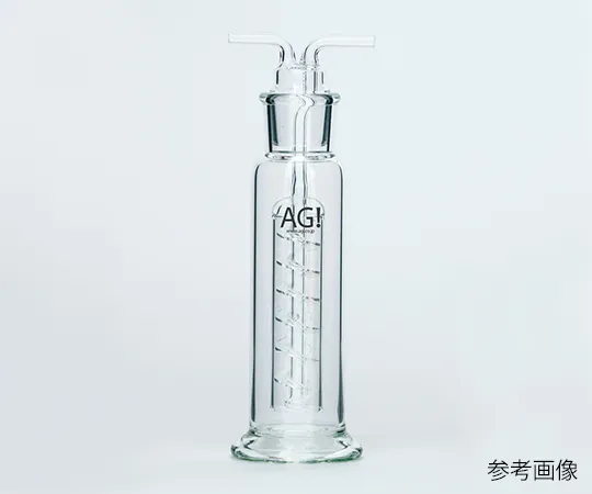 3-9412-07　［Discontinued］Transparent Common Sliding Gas Washing Bottle Ichinose 250mL　4112-250