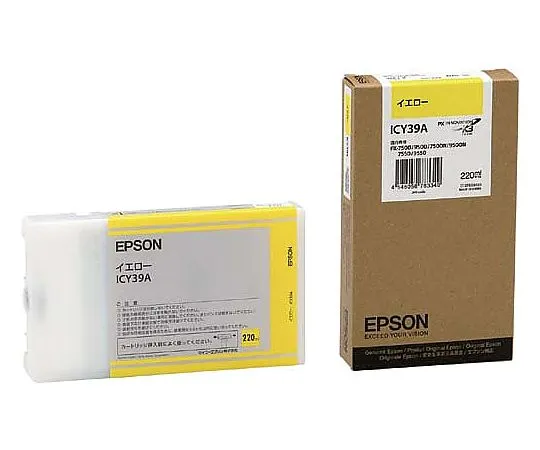 61-0514-46　［Discontinued］Epson Genuine Ink Cartridge (Yellow)　ICY39A