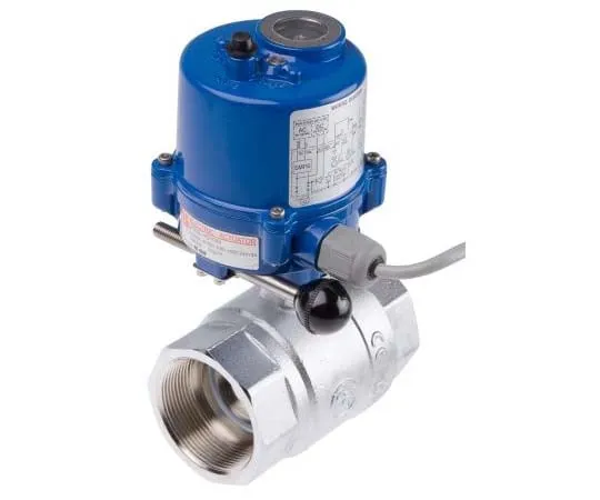 63-7811-64　RS Ball Brass Ball Valve with Electric Actuator, 2 in BSP　760-5693