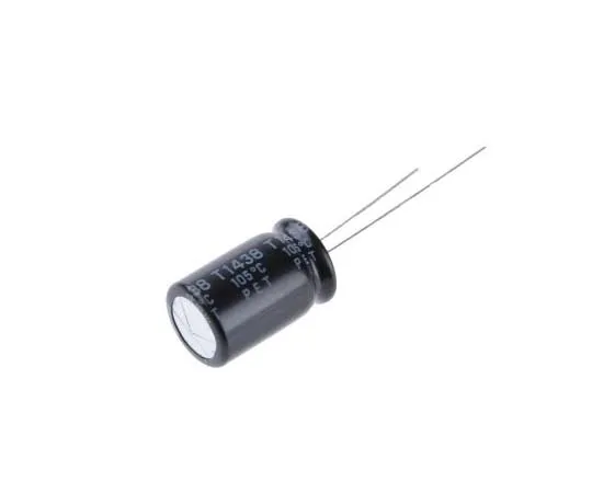 63-7798-92　Rubycon 470μF 35V dc Aluminium Electrolytic Capacitor, Through Hole 10 (Dia.) x 16mm +105°C 10mm 5mm　35YXJ470M10X16