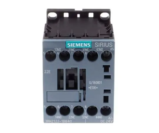 63-7795-27　Siemens 4 Pole Contactor, 10 A, 24 V dc Coil, SIRIUS Innovation, 2NO/2NC　3RH2122-1BB40