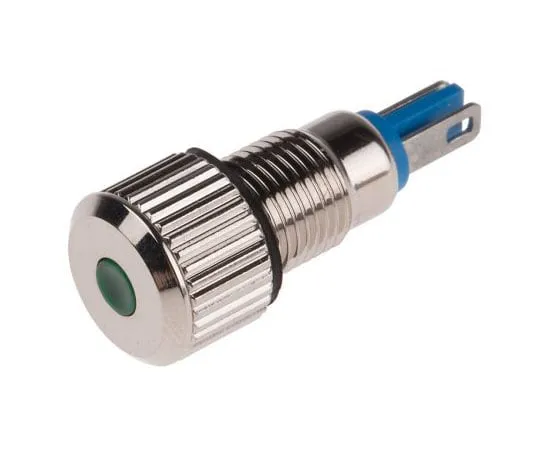 63-8025-80　RS PRO Green Indicator, 24 V, 8mm Mounting Hole Size, Lead Wires Termination, IP67　820-0564