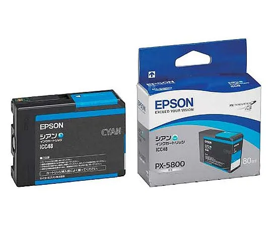 61-0512-38　［Discontinued］Epson Genuine Ink Cartridge Cyan　ICC48