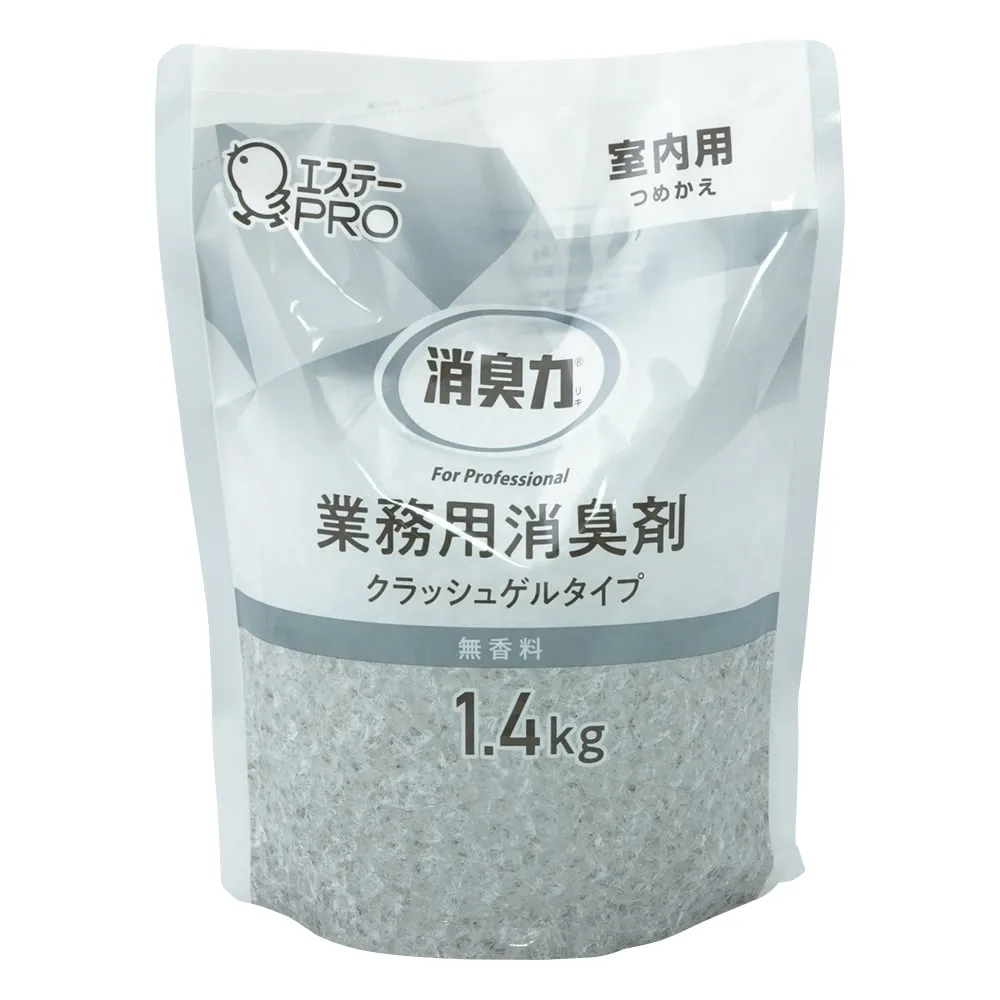 8-6277-16　Deodorant Clash Gel Type for Business Use, Refill Indoor, Fragrance-Free　130429