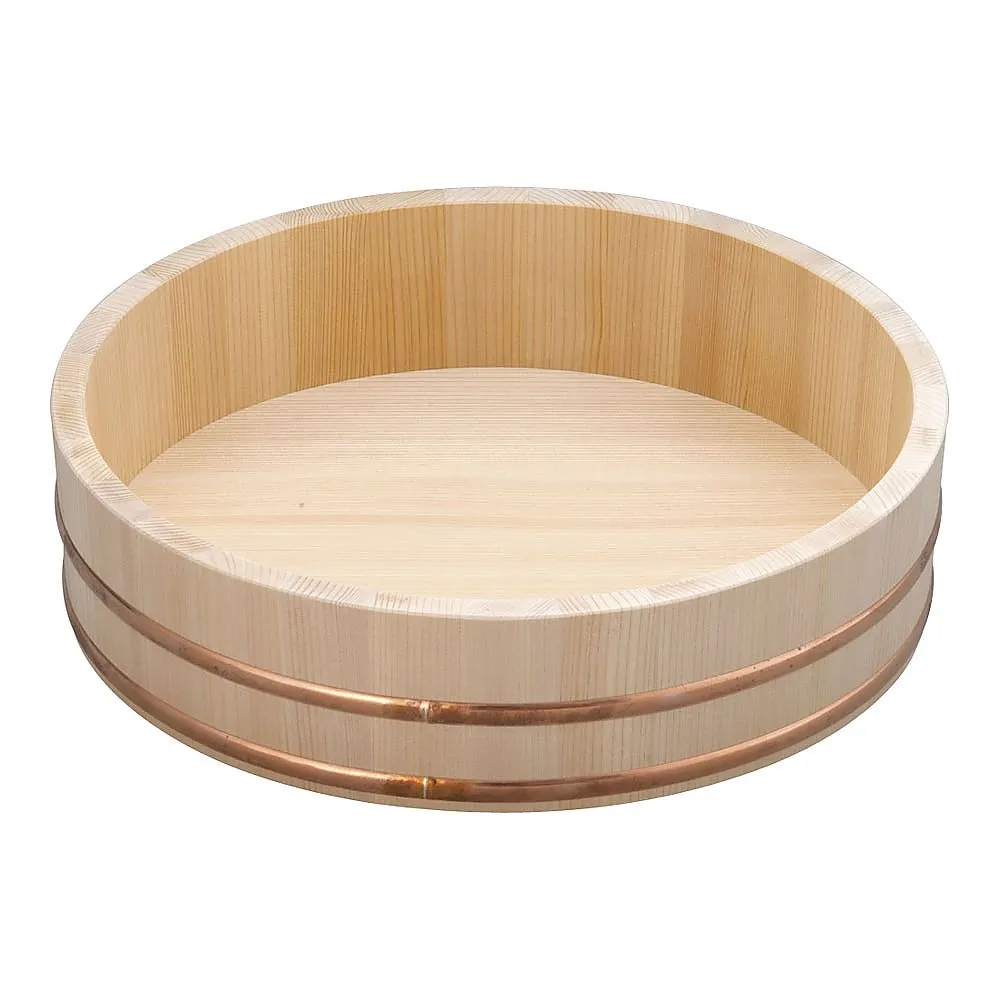 62-6471-84　Wooden copper hoop (Spanish mackerel) 39 cm