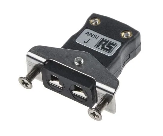 63-7954-66　RS PRO ANSI Miniature Panel Mount Socket Connector for *** with Type J Thermocouple Type J, Miniature　769-1212
