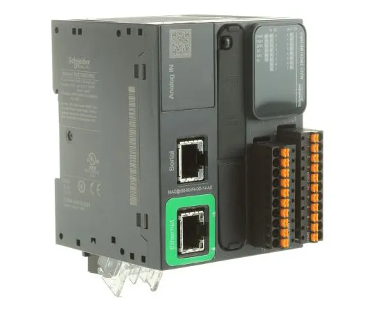 63-8008-17　Schneider Electric Modicon M221 PLC CPU Mini USB Interface, 10000 Steps Program Capacity　TM221ME16RG