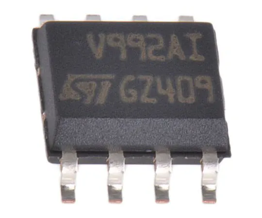 63-7994-58　TSV992AIDT STMicroelectronics, Op Amp, RRIO, 20MHz, 2.5 → 5.5 V, 8-Pin SOIC　TSV992AIDT