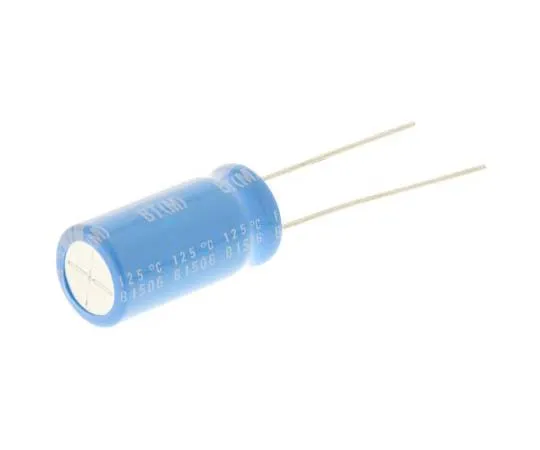 63-7814-63　Nichicon 470μF 25V dc Aluminium Electrolytic Capacitor, Through Hole 10 x 20mm +125°C 10mm 5mm　UBT1E471MPD8