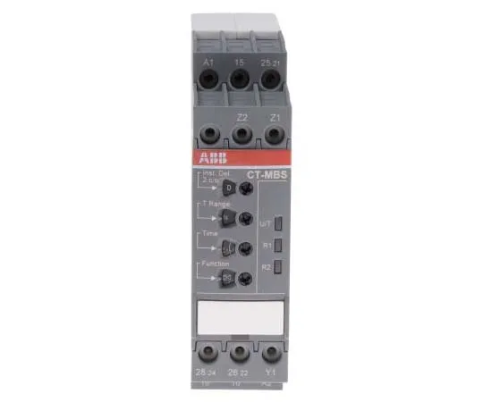 63-7796-12　ABB Flash Start with OFF, Flash Start with ON, Impulse OFF with Auxiliary Voltage, Impulse ON, OFF Delay with Auxiliary　1SVR740010R3200  CT-MBS.22P