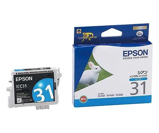 61-0512-28　［Discontinued］Epson Genuine Ink Cartridge (Cyan)　ICC31
