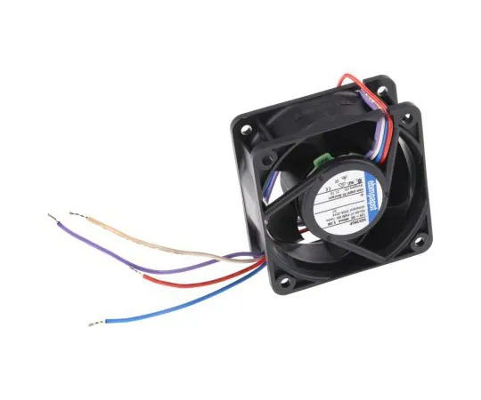63-8000-17　ebm-papst Axial Fan, 60 x 60 x 25.4mm, 67m³/h, 6.3W, 12 V dc　622/2H3P
