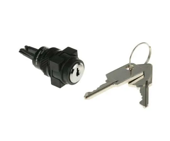 63-7793-32　IP65 Key Switch, 5 A @ 250 V ac 2-Way, -25 → +55°C　745-2439