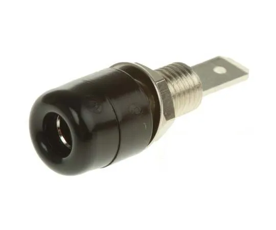 63-7802-74　Black fully insulated socket, 4.8mm tab　IBU 5568 / SW