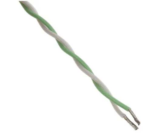 63-8032-48　Thermocouple & Extension Wire Type K, -75 → +260 °C 2 Core PFA Teflon Sheath 25m　827-5750