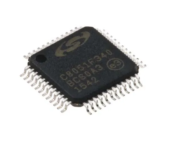 63-7808-10　Silicon Labs C8051F340-GQ, 8bit 8051 Microcontroller, 48MHz, 64 kB Flash, 48-Pin TQFP　C8051F340-GQ
