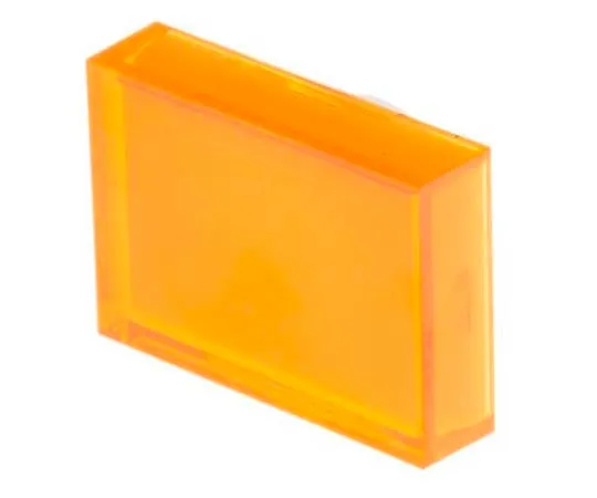 63-7793-53　Orange Rectangular Push Button Lens for *** with ADA16 Series　745-2521