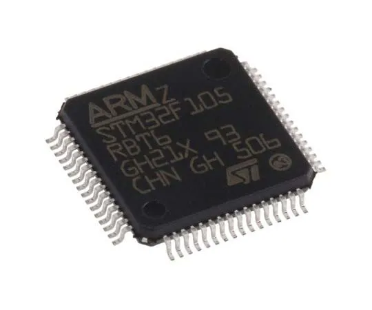 63-7763-16　STMicroelectronics STM32F105RBT6, 32bit ARM Cortex M3 Microcontroller, 72MHz, 128 kB Flash, 64-Pin LQFP　STM32F105RBT6
