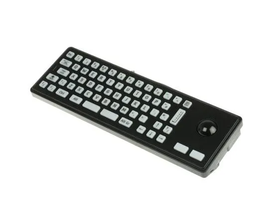63-7984-16　Storm Black Compact Trackball Keyboard, QWERTY (UK)　2210-452212