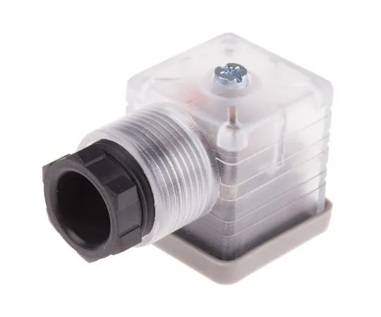 63-8014-79　RS PRO 3P+E DIN 43650 A, Female Solenoid Valve Connector, 48 V dc Voltage　811-8178