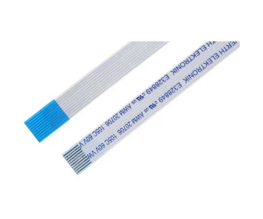 63-7816-24　Wurth Elektronik 6876 FFC Jumper Cable, 0.5mm Pitch, 10 Way, 200mm Cable Length, 500 mA, 60 V ac　687610200002