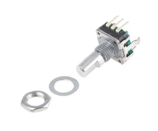63-7778-31　Bourns 24 Pulse Incremental Mechanical Rotary Encoder with a 6 mm Flat Shaft (Not Indexed), Through Hole　PEC11R-4015F-S0024
