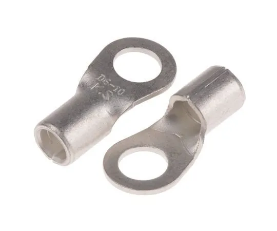 63-8011-46　RS PRO Uninsulated Crimp Ring Terminal, 6.5mm Stud Size, 10mm² to 10mm² Wire Size　809-2274