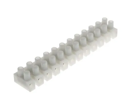 63-8037-70　RS Pro Non-F***d Terminal Block, 12 Way/Pole, Screw Terminals, 12 AWG Cable Mount, Polyamide, 450 V　840-7935