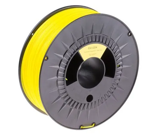 63-8035-78　RS PRO 1.75mm Fluorescent Yellow PLA 3D Printer Filament, 1kg　832-0254