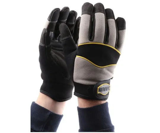 63-7964-16　BM Polyco Multi-Task 5 Leather, Nylon, Spandex General Purpose Gloves, size 8, Black　MT5/08