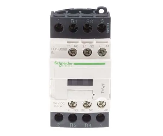 63-7790-99　Schneider Electric 4 Pole Contactor, 9 A, 24 V dc Coil, TeSys D, 2NO/2NC　LC1D098BL