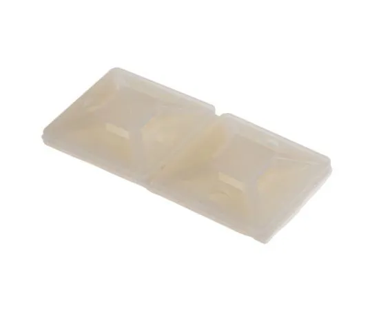 63-8013-51　RS PRO Self Adhesive Natural Cable Tie Mount 19.5 mm x 19.5mm, 4.6mm Max. Cable Tie Width　811-1713