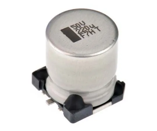 63-7796-69　Vishay 220μF 50V dc Aluminium Electrolytic Capacitor, Surface Mount 12.5 (Dia.) x 13mm +125°C 12.5mm 3.6mm　MAL214699106E3